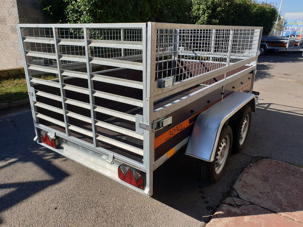 Remorque bagagère boro niewiadow BOK725D neuve ptac 750 kg