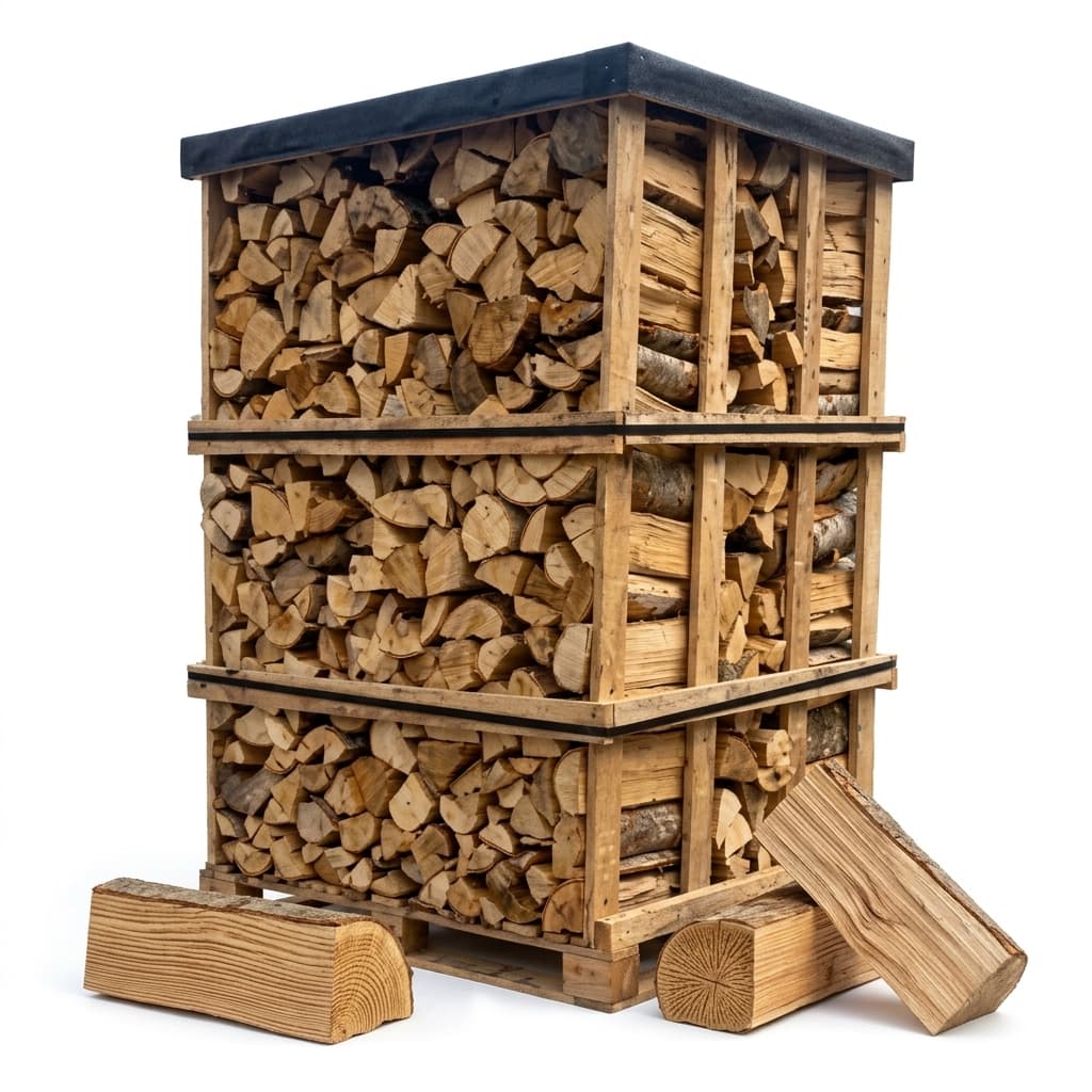 Palette 2,7 Stères Feuillus Durs 40cm Économique