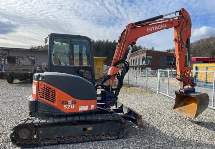 HITACHI ZX 52 U 3, 5,4T + 3 GODETS