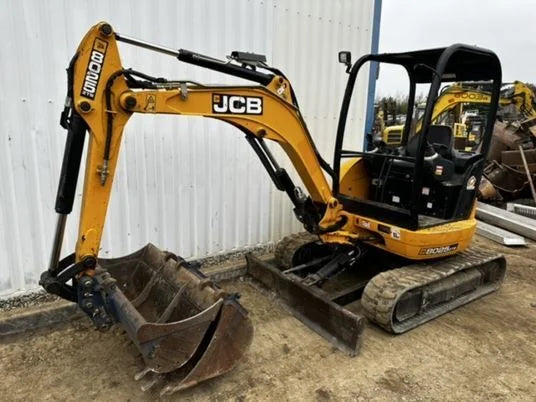 JCB 8025 ZTS CANOPY, 2,7T + 3 GODETS